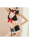 Maid Cosplay Costume V-neck Lingerie Set