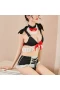 Maid Cosplay Costume V-neck Lingerie Set