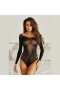 Women Lingerie Bodysuit Long Sleeve Sexy Babydoll